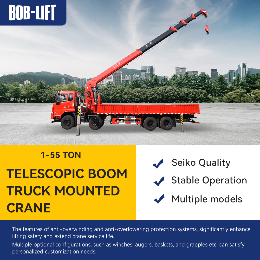 1-55 Tons Telescopic Crane：fully Meet Your Construction Machinery Needs